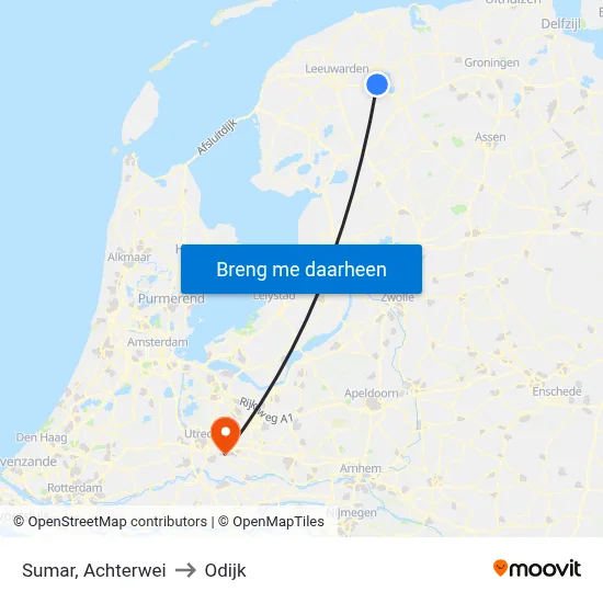 Sumar, Achterwei to Odijk map