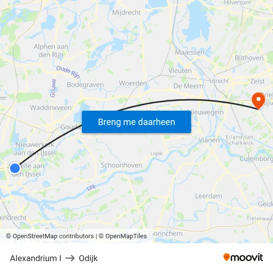 Alexandrium I to Odijk map