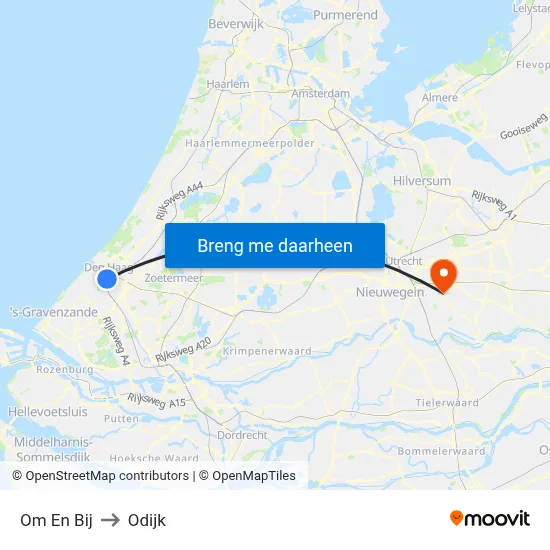 Om En Bij to Odijk map