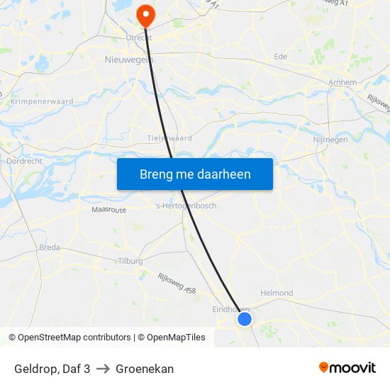 Geldrop, Daf 3 to Groenekan map