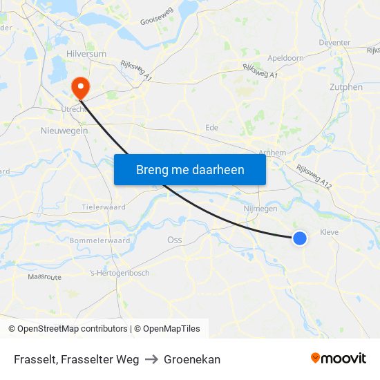 Frasselt, Frasselter Weg to Groenekan map