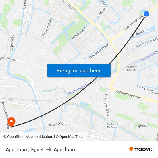 Apeldoorn, Ggnet to Apeldoorn map