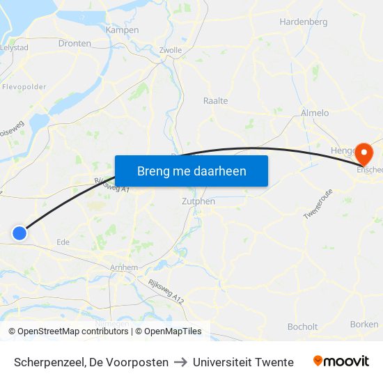 Scherpenzeel, De Voorposten to Universiteit Twente map