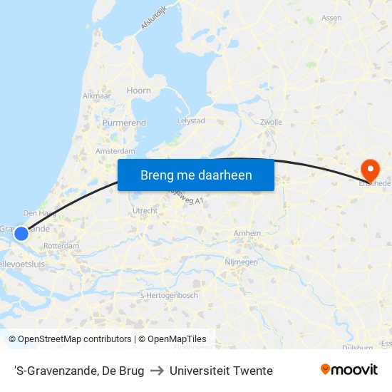 'S-Gravenzande, De Brug to Universiteit Twente map
