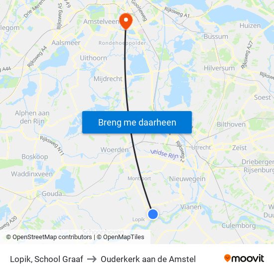 Lopik, School Graaf to Ouderkerk aan de Amstel map
