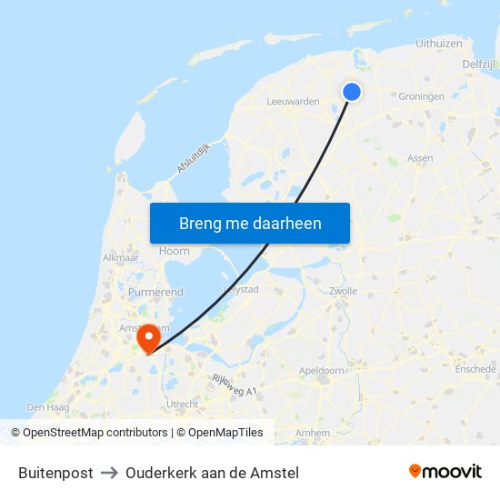 Buitenpost to Ouderkerk aan de Amstel map