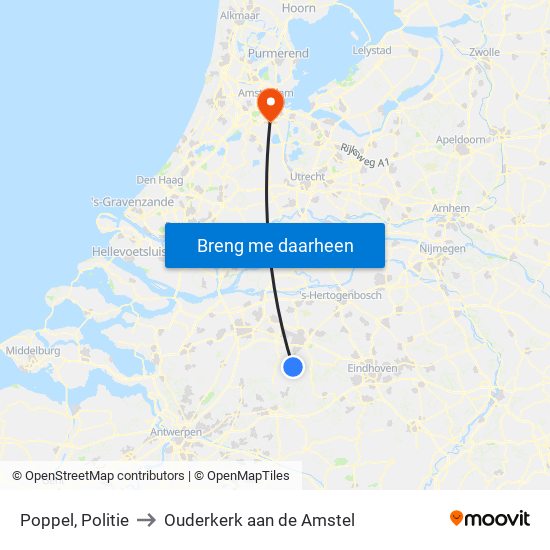 Poppel, Politie to Ouderkerk aan de Amstel map