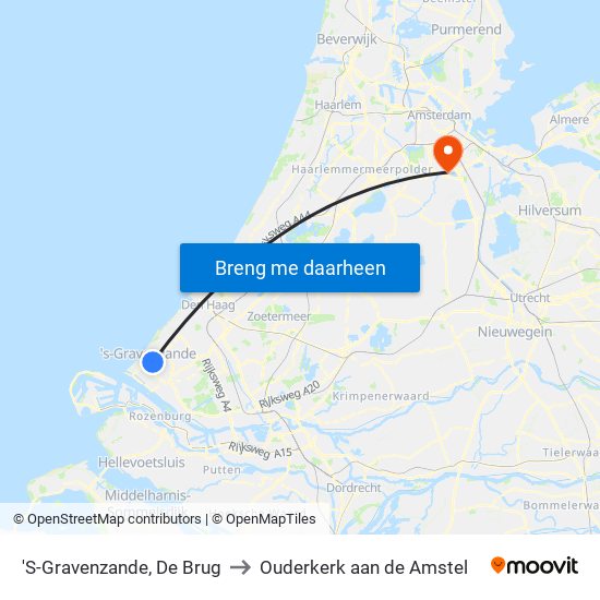 'S-Gravenzande, De Brug to Ouderkerk aan de Amstel map