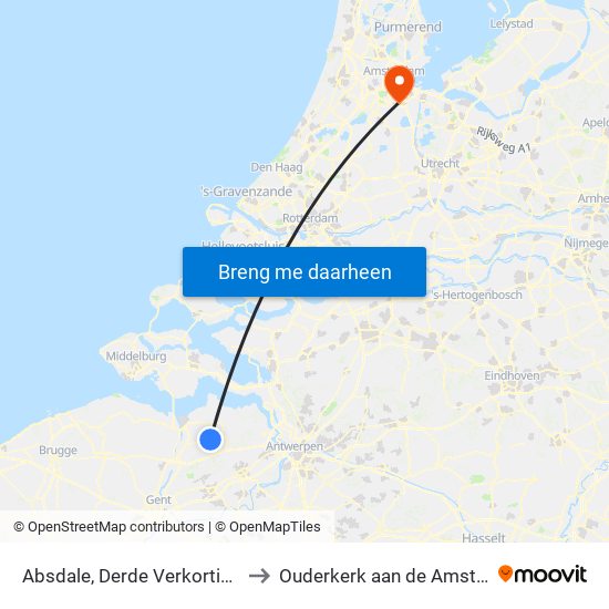 Absdale, Derde Verkorting to Ouderkerk aan de Amstel map