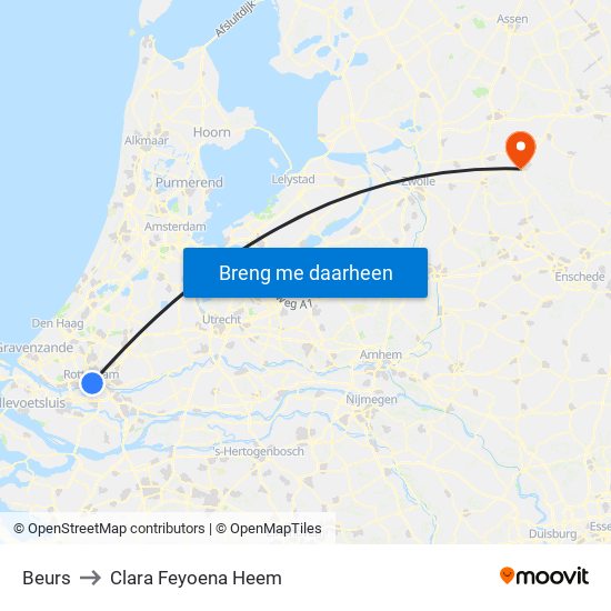 Beurs to Clara Feyoena Heem map