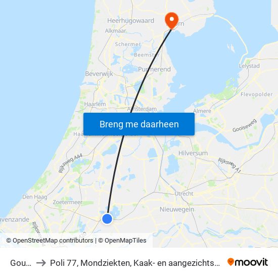 Gouda to Poli 77, Mondziekten, Kaak- en aangezichtschirurgie map