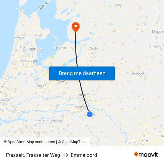 Frasselt, Frasselter Weg to Emmeloord map