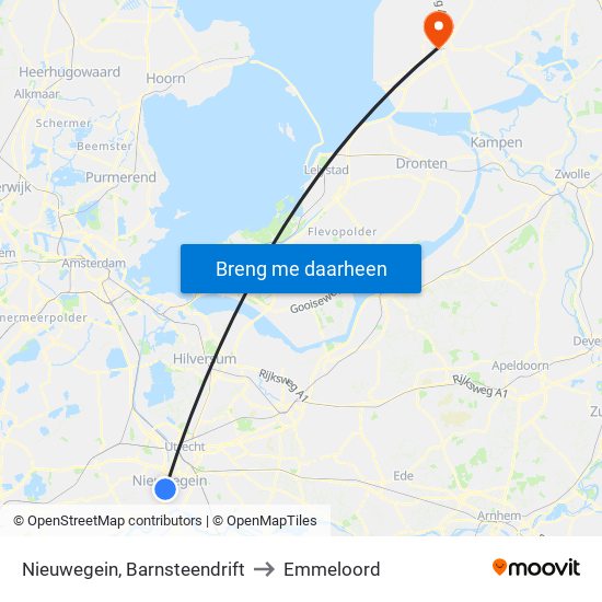 Nieuwegein, Barnsteendrift to Emmeloord map