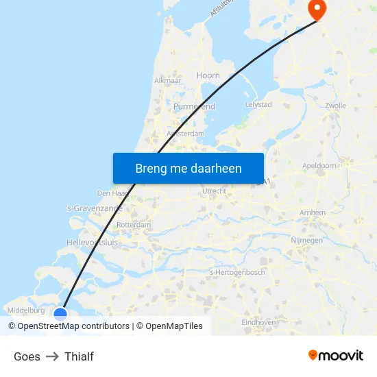 Goes to Thialf map