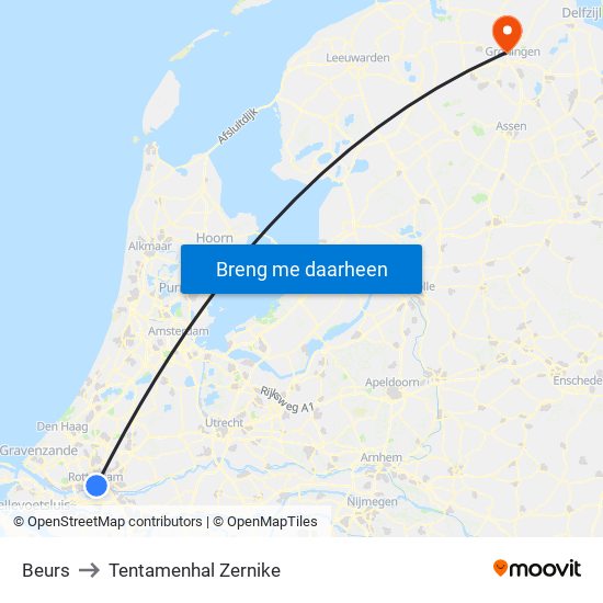 Beurs to Tentamenhal Zernike map