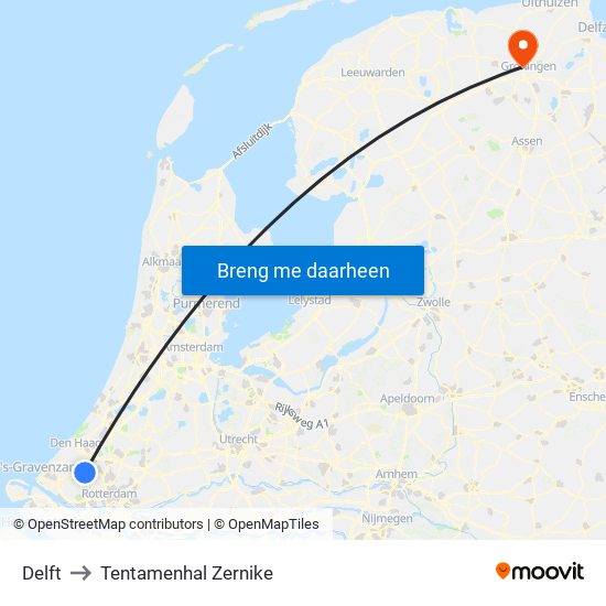 Delft to Tentamenhal Zernike map
