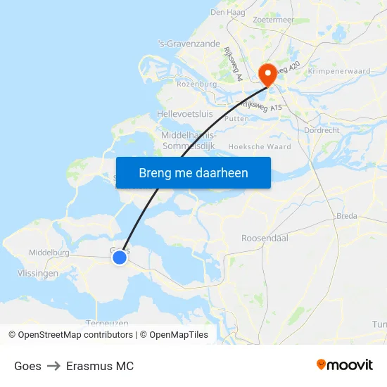 Goes to Erasmus MC map