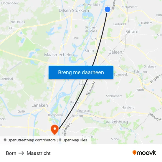 Born to Maastricht map