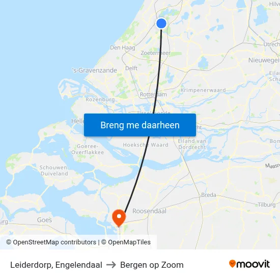 Leiderdorp, Engelendaal to Bergen op Zoom map