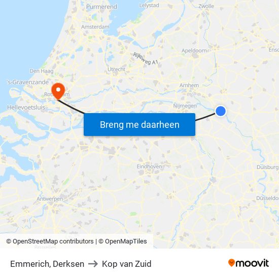 Emmerich, Derksen to Kop van Zuid map