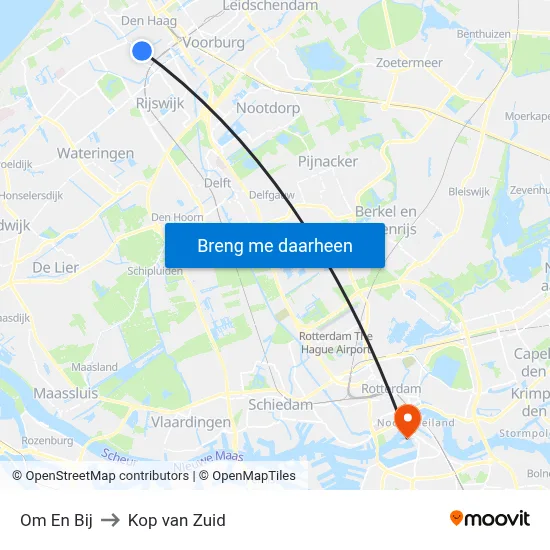 Om En Bij to Kop van Zuid map