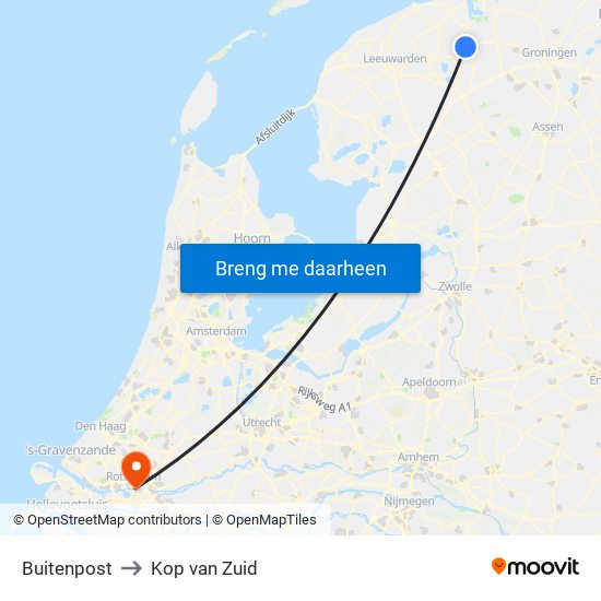 Buitenpost to Kop van Zuid map