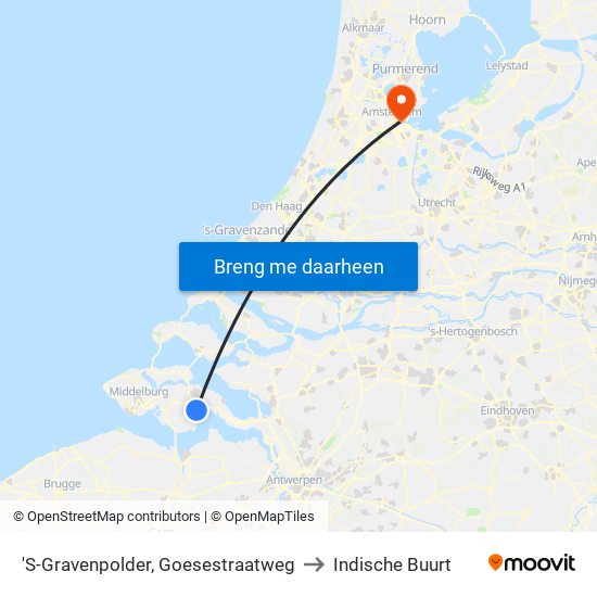 'S-Gravenpolder, Goesestraatweg to Indische Buurt map