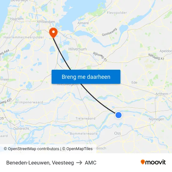 Beneden-Leeuwen, Veesteeg to AMC map