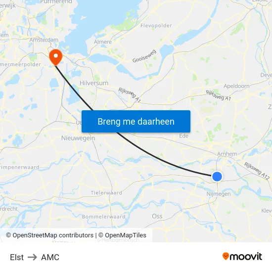 Elst to AMC map