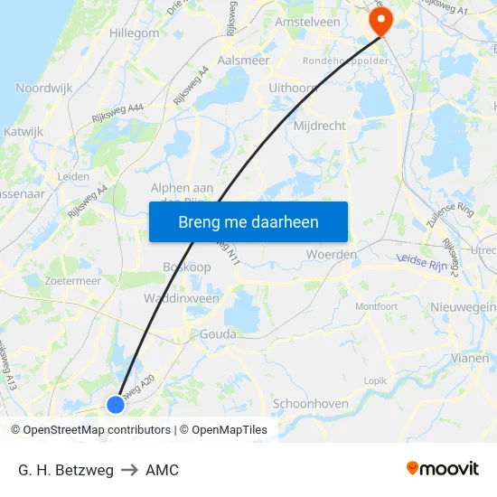 G. H. Betzweg to AMC map