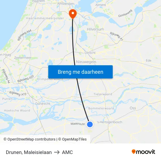 Drunen, Maleisielaan to AMC map
