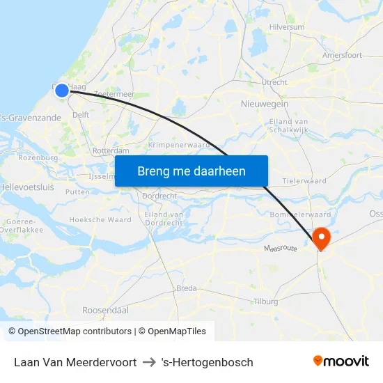 Laan Van Meerdervoort to 's-Hertogenbosch map