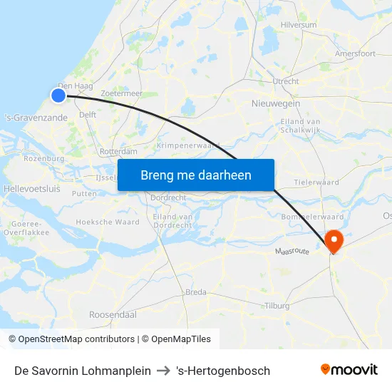 De Savornin Lohmanplein to 's-Hertogenbosch map