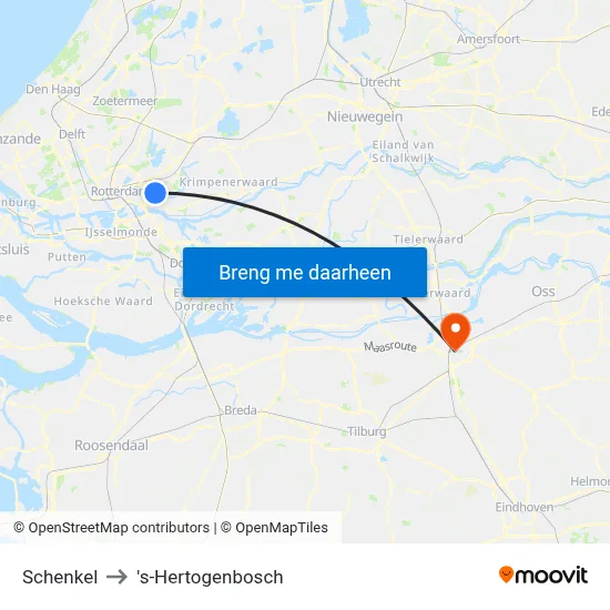 Schenkel to 's-Hertogenbosch map
