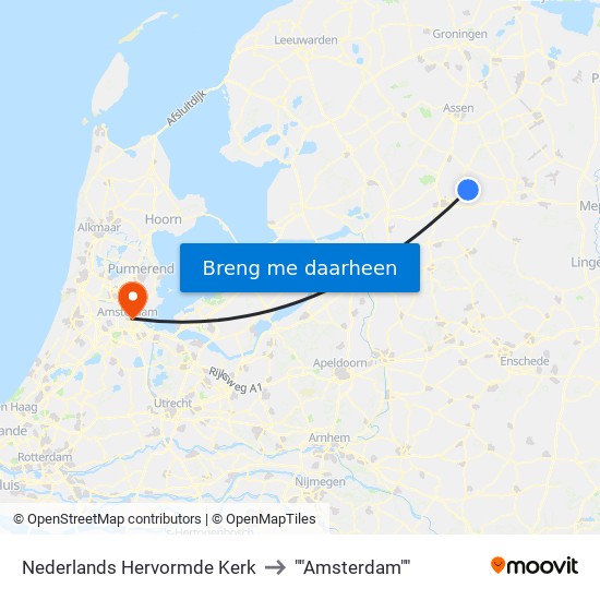 Nederlands Hervormde Kerk to ""Amsterdam"" map