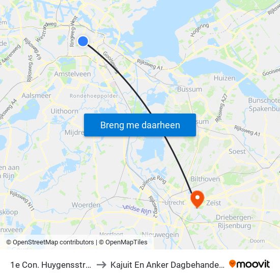 1e Con. Huygensstraat to Kajuit En Anker Dagbehandeling map