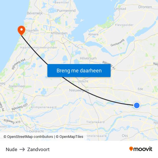 Nude to Zandvoort map