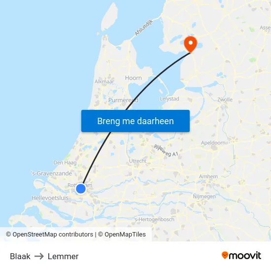 Blaak to Lemmer map