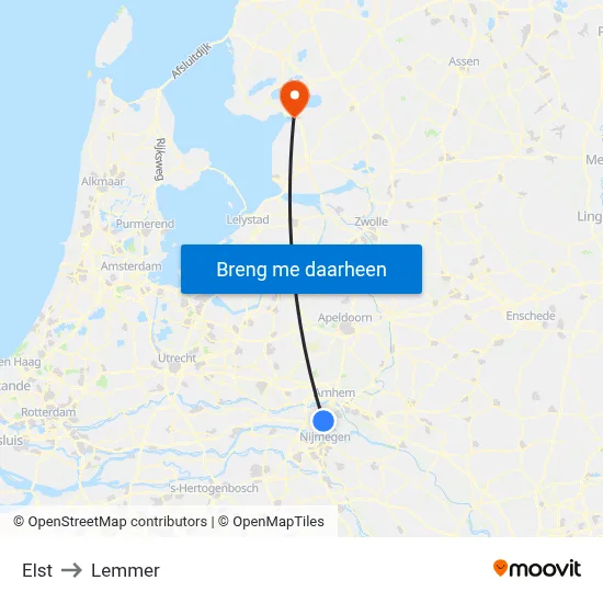 Elst to Lemmer map