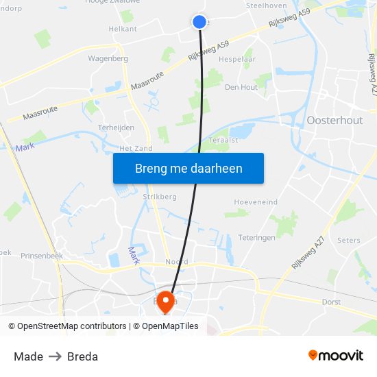 Made to Breda map