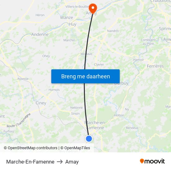 Marche-En-Famenne to Marche-En-Famenne map