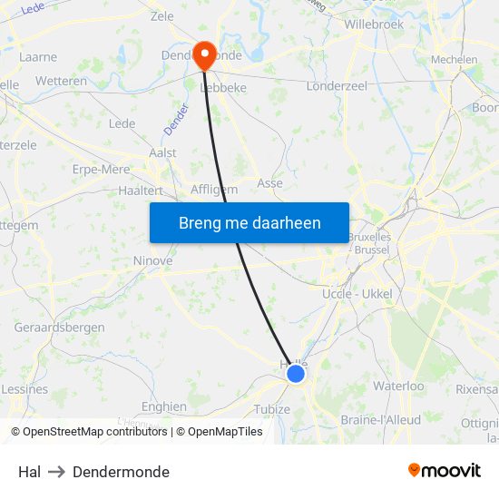 Hal to Dendermonde map