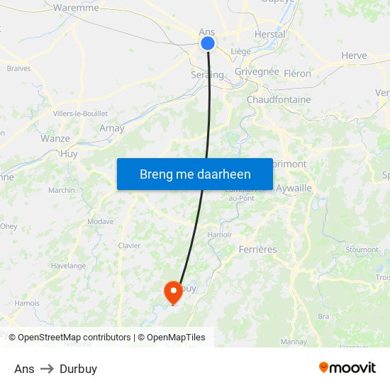 Ans to Durbuy map