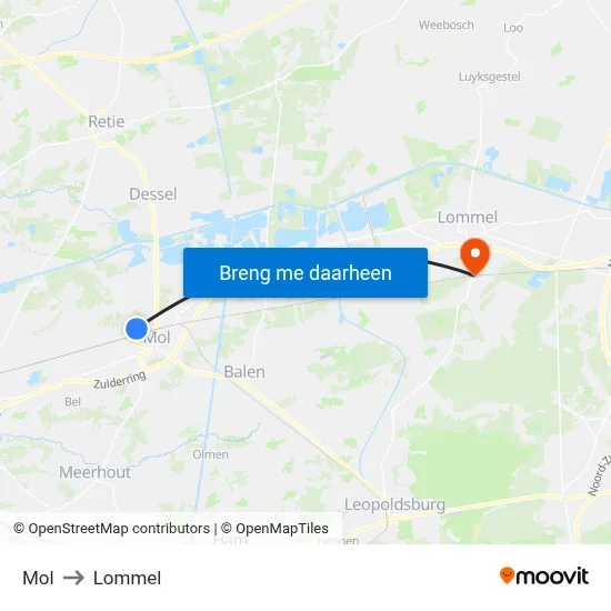 Mol to Lommel map