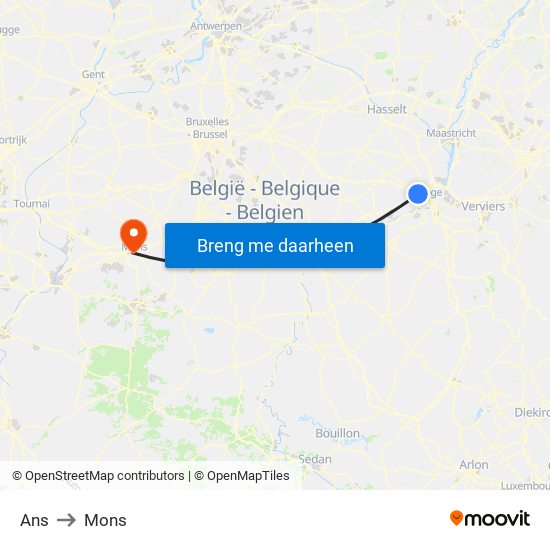 Ans to Mons map