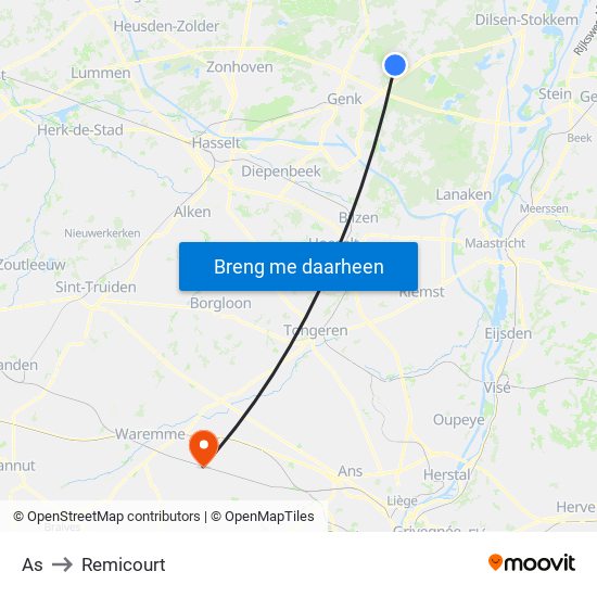 As to Remicourt map