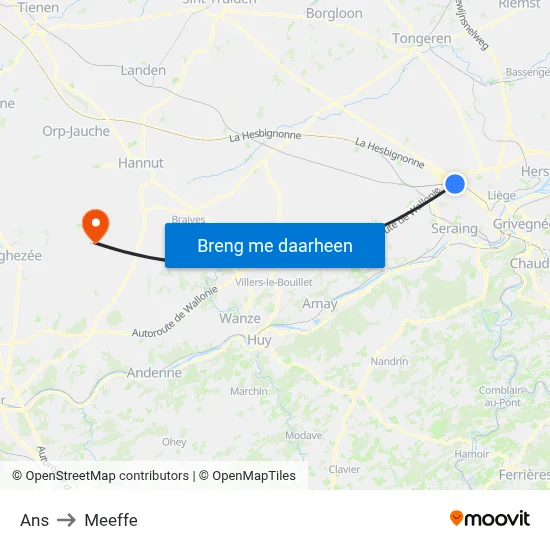 Ans to Meeffe map