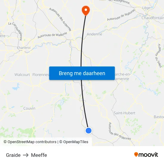 Graide to Meeffe map