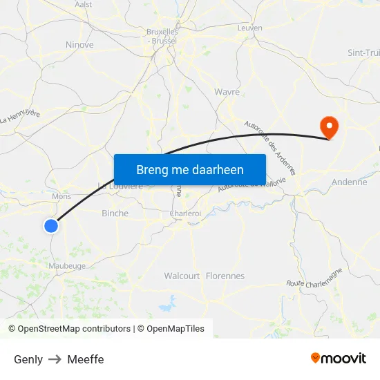 Genly to Meeffe map