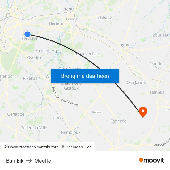 Ban-Eik to Meeffe map